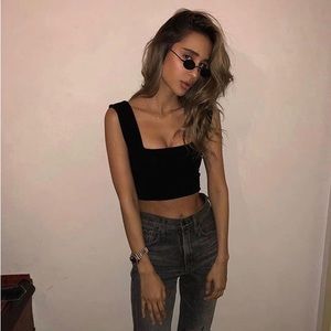 AREYOUAMI KIMBA TANK IN BLACK